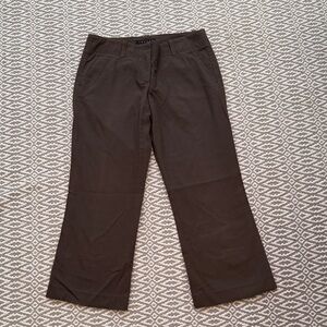 Theory woman’s Dark Brown cropped pant